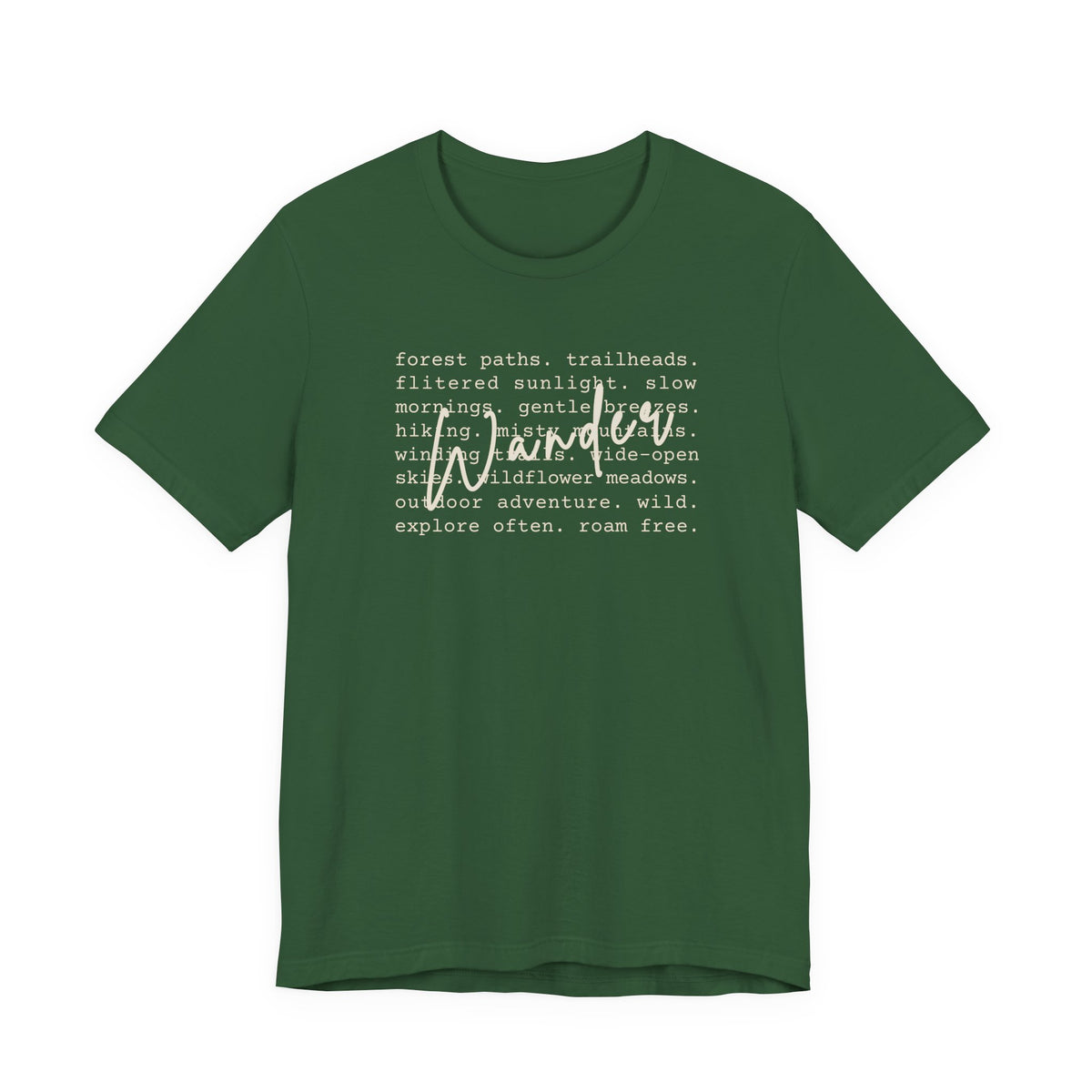 Wander Tee | Hiking Nature Lovers Outdoor Adventure T-Shirt