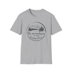 The Mountains are my Happy Place Badge T-Shirt