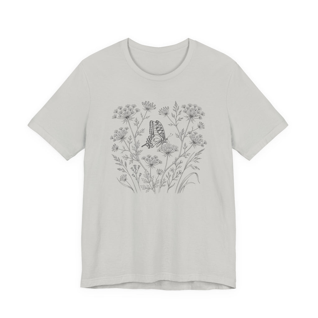 Butterfly Meadow Tee | Swallowtail on Queen Anne’s Lace