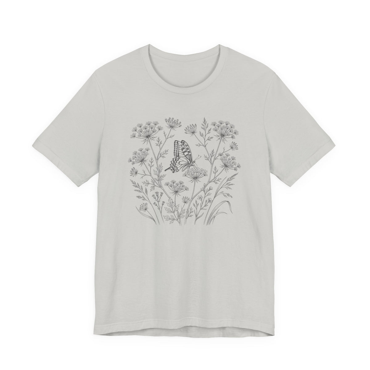 Butterfly Meadow Tee | Swallowtail on Queen Anne’s Lace