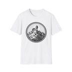Hiking to the Summit Badge -Adventure Graphic T-Shirt