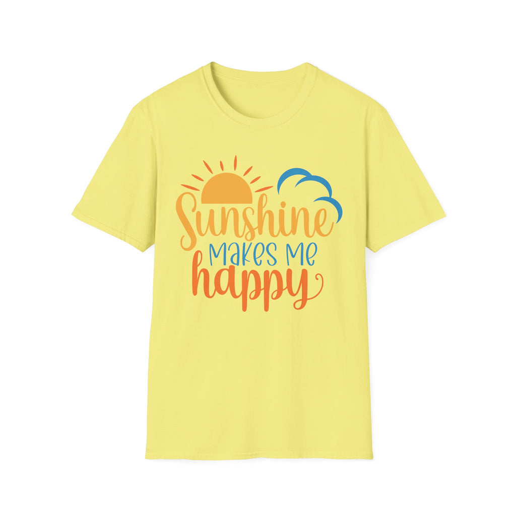 Sunshine Makes Me Happy Graphic T-Shirt