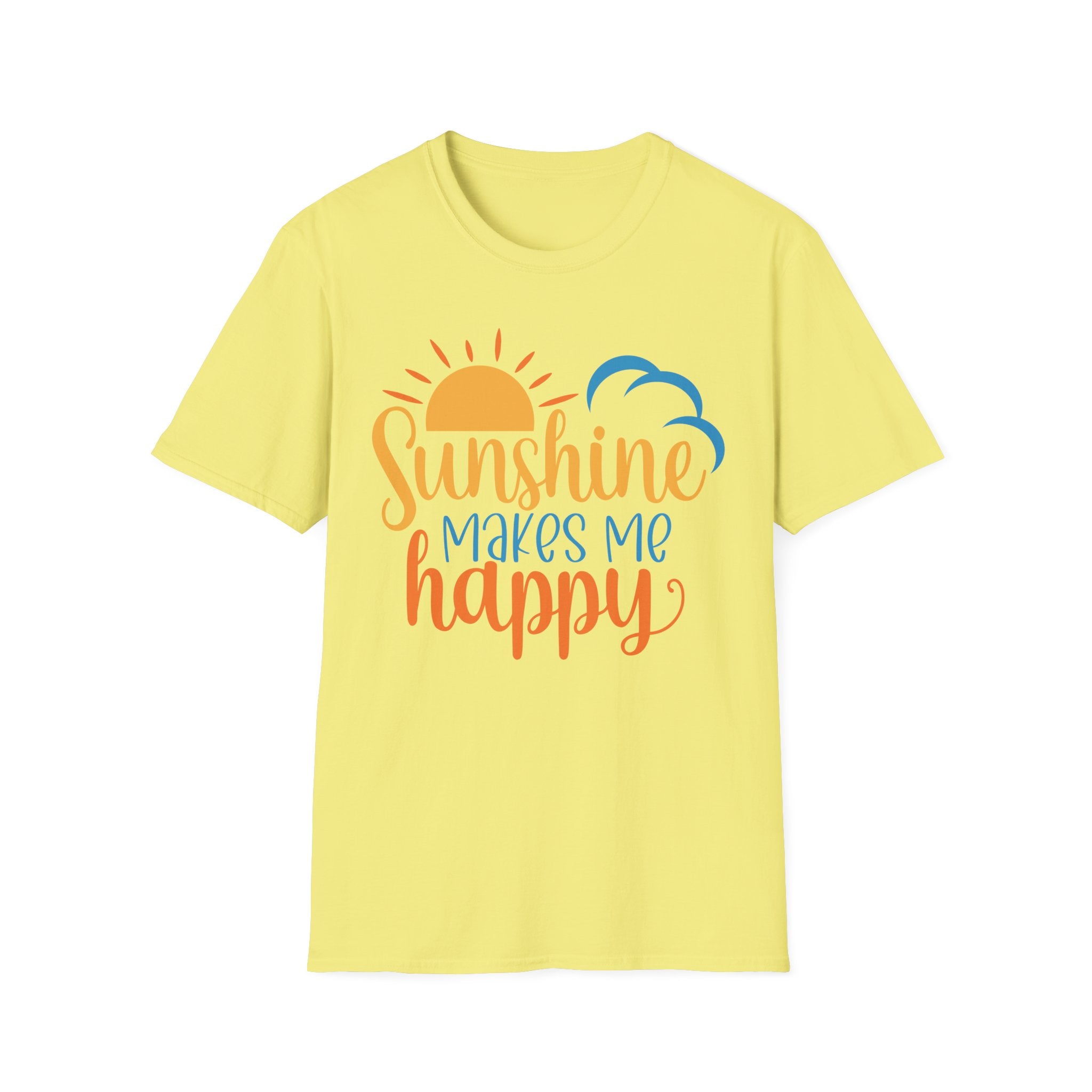Sunshine Makes Me Happy Graphic T-Shirt