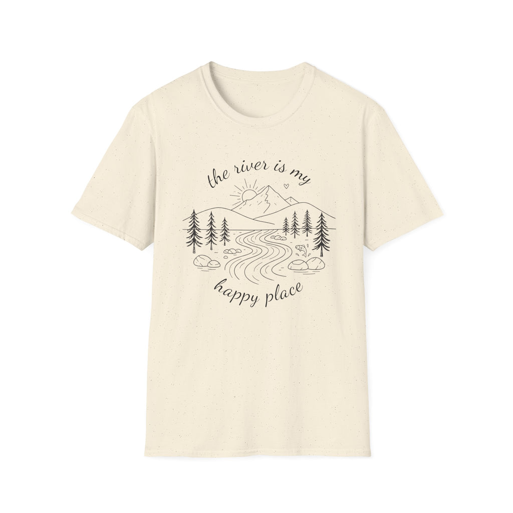 The River is my Happy Place Graphic T-Shirt