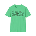 Not All Who Wander Line Art Graphic T-Shirt