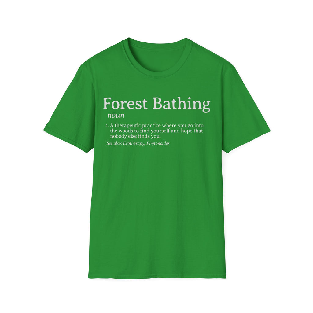 Forest Bathing - Definition Funny Getting Lost Graphic T-Shirt