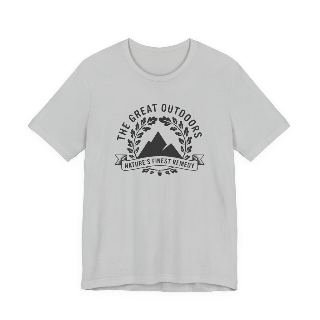 The Great Outdoors mountains tee | Nature's Finest Remedy shirt