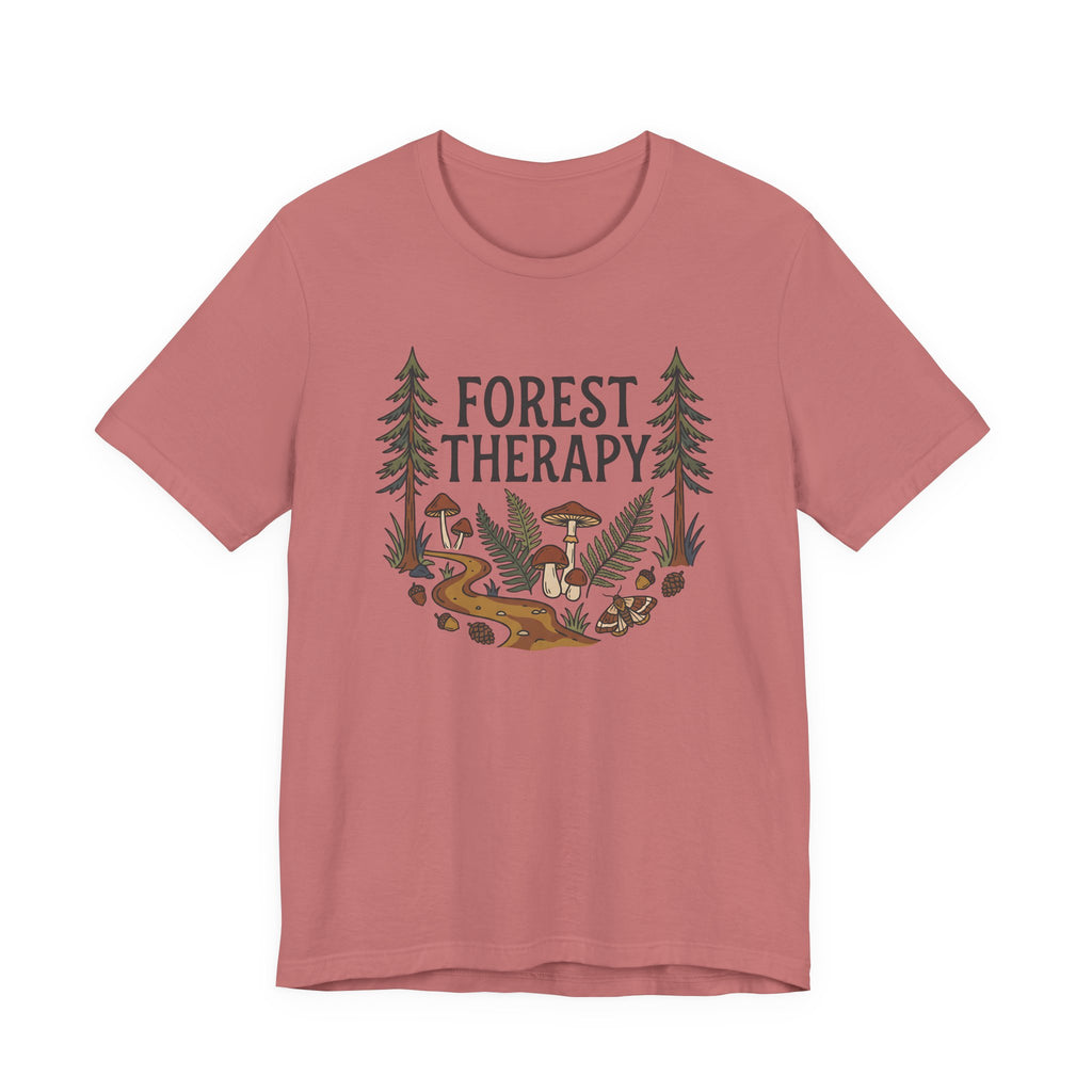 Forest Therapy Tee | Woodland Folk Art Shirt