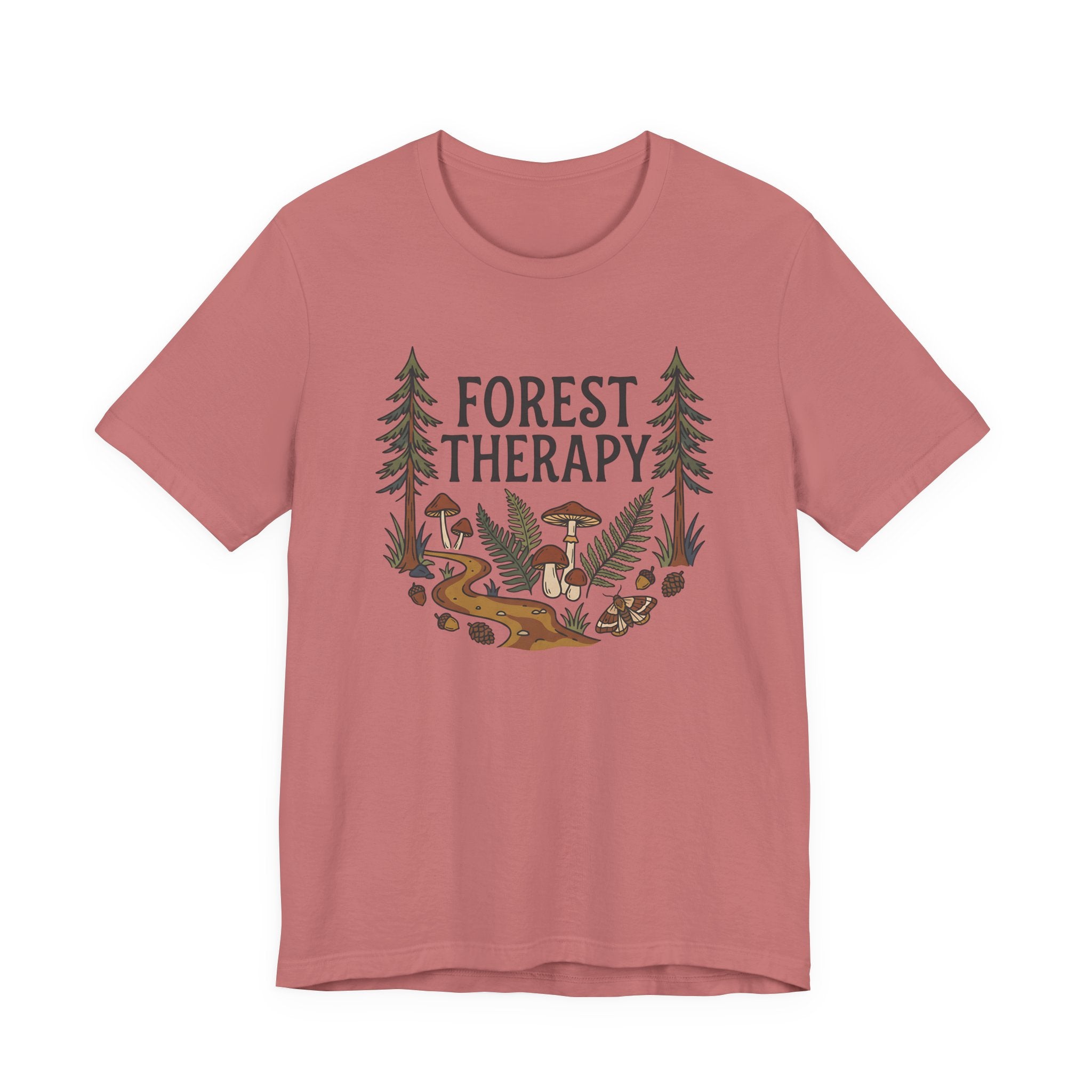 Forest Therapy Tee | Woodland Folk Art Shirt