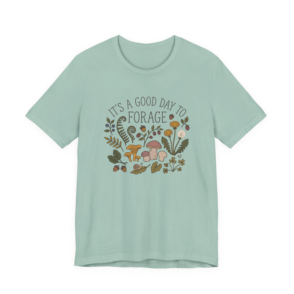 It’s a Good Day to Forage Tee | Woodland Folk Art Shirt