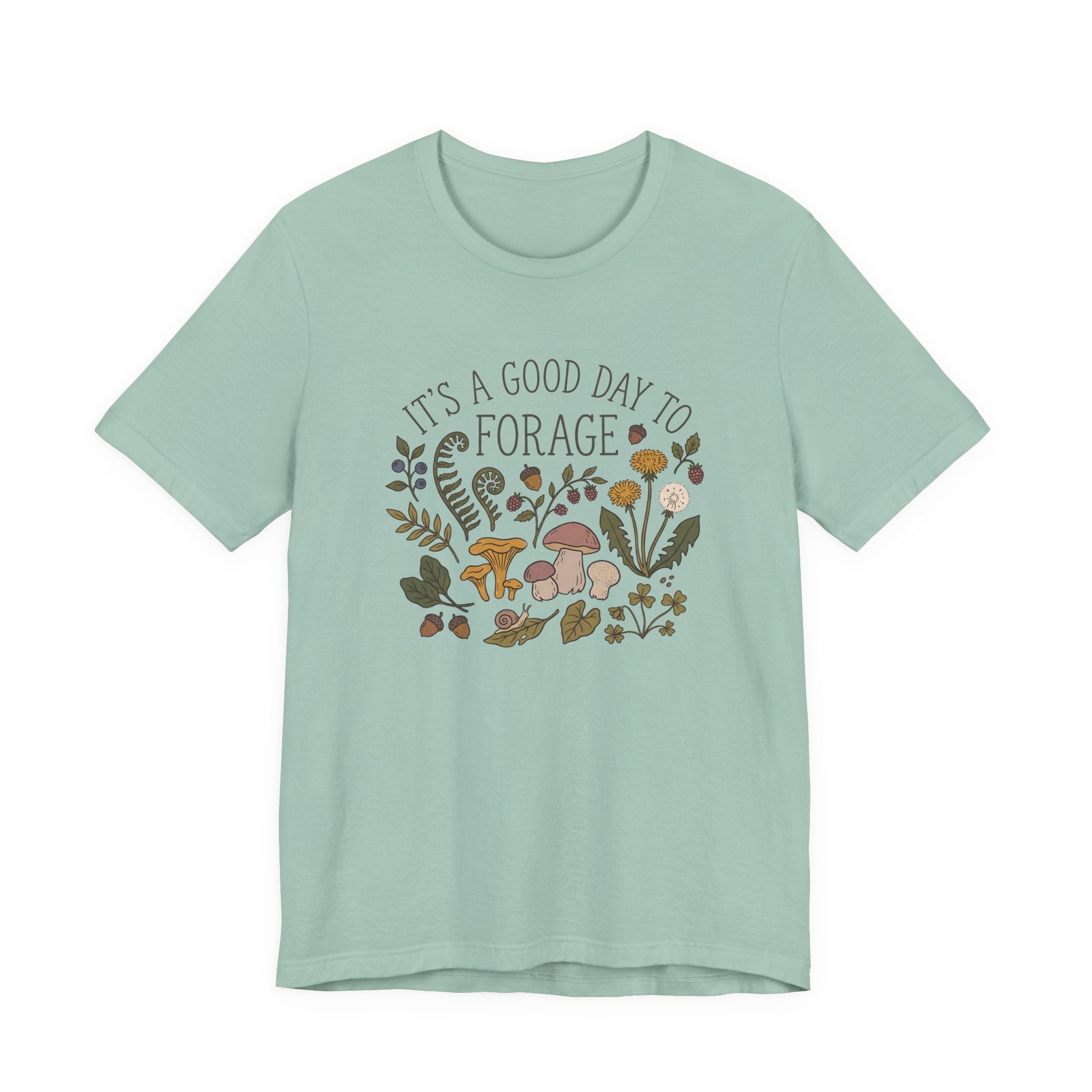 It’s a Good Day to Forage Tee | Woodland Folk Art Shirt