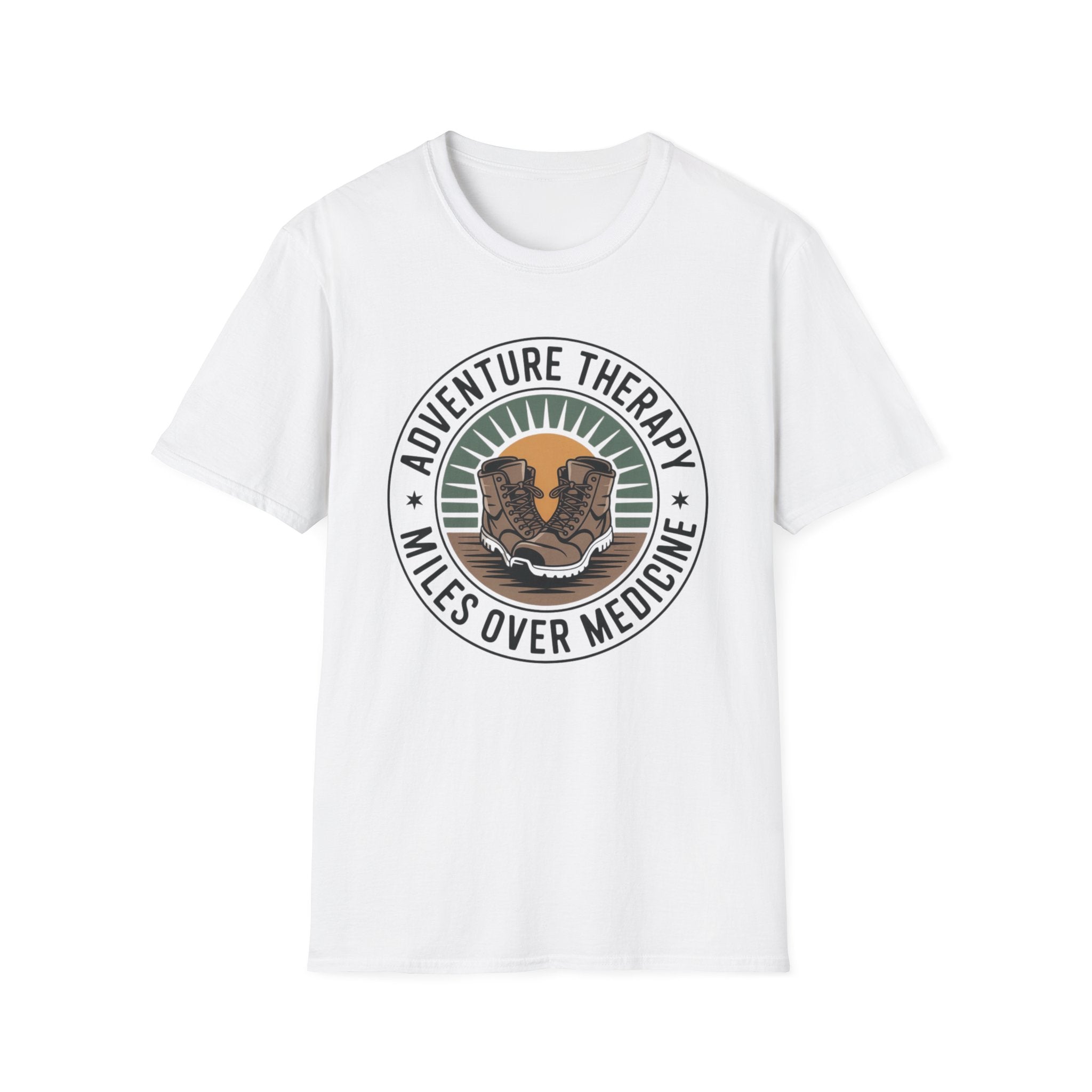 Miles over Medicine -Adventure Graphic T-Shirt