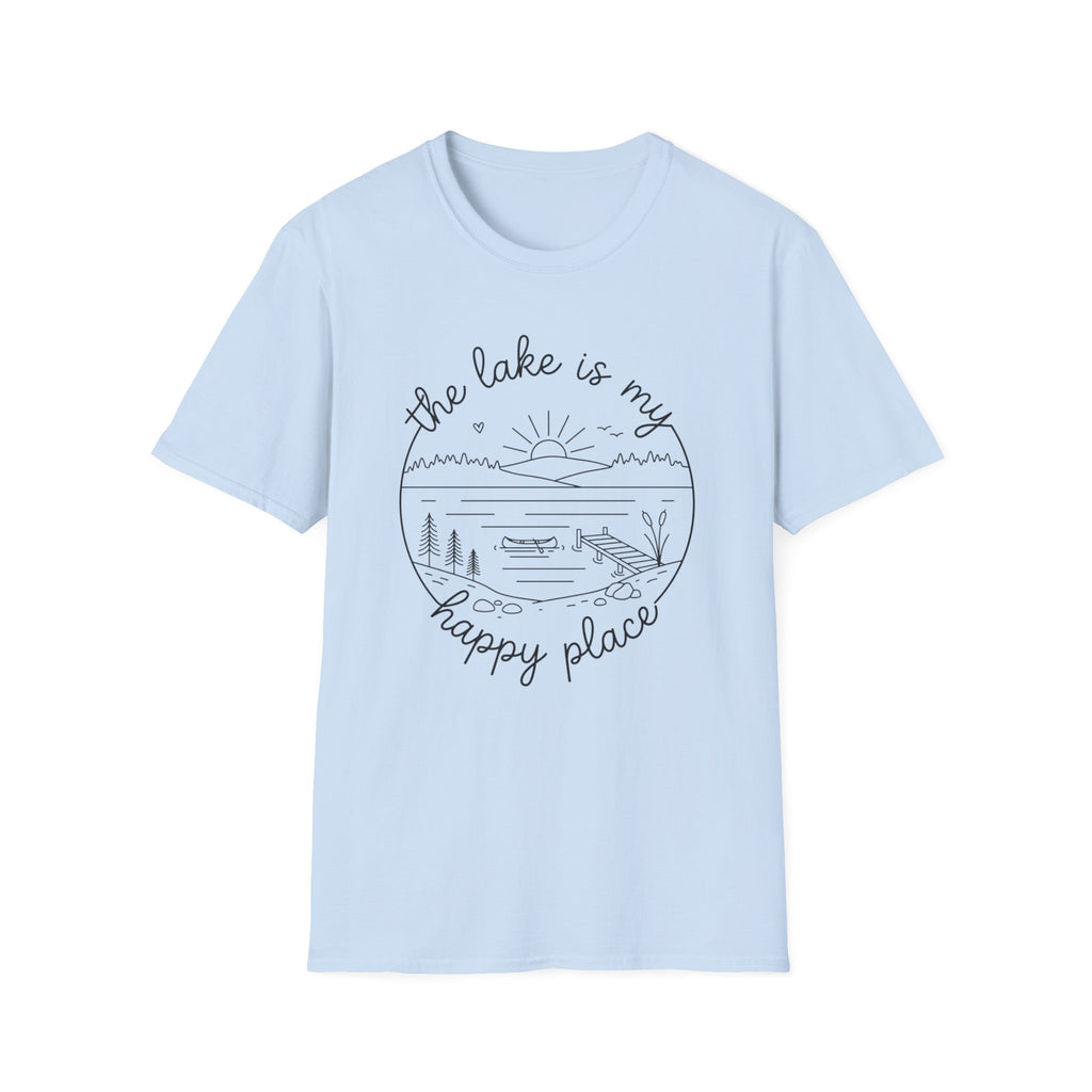The Lake is my Happy Place Graphic T-Shirt