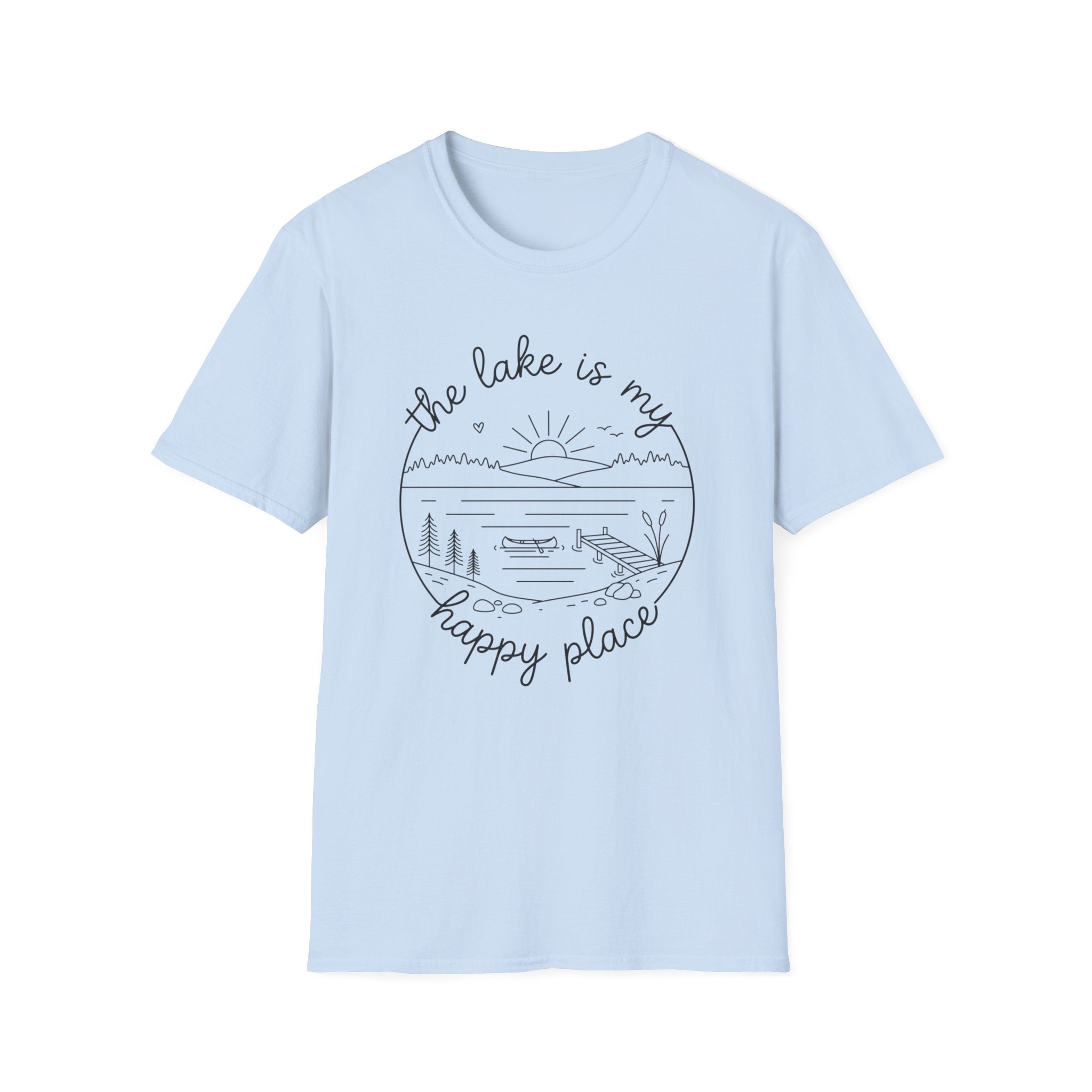 The Lake is my Happy Place Graphic T-Shirt