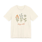 Wildflower Stems Stay Wild Tee | Floral graphic tee
