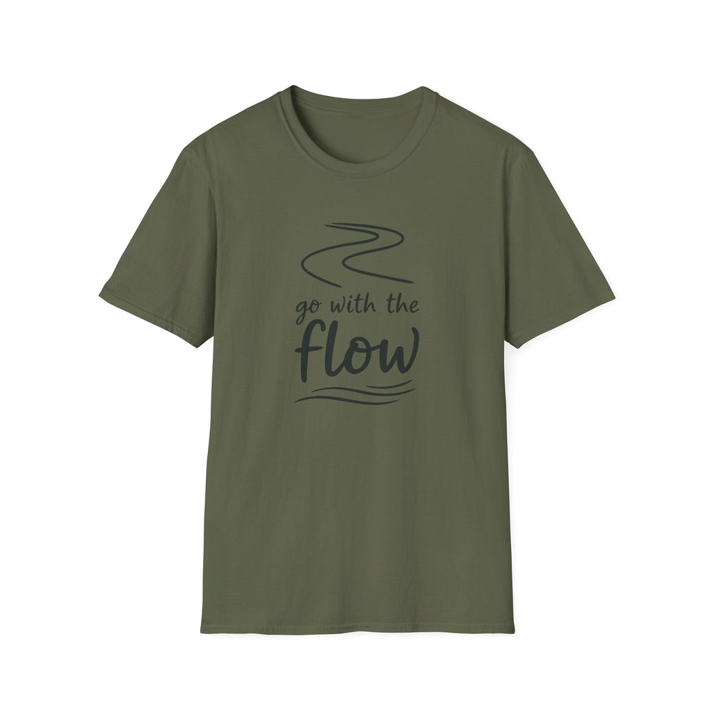Go with the Flow Line Art T-Shirt