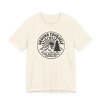 Ground Yourself mountain badge tee | The Original Therapy t-shirt
