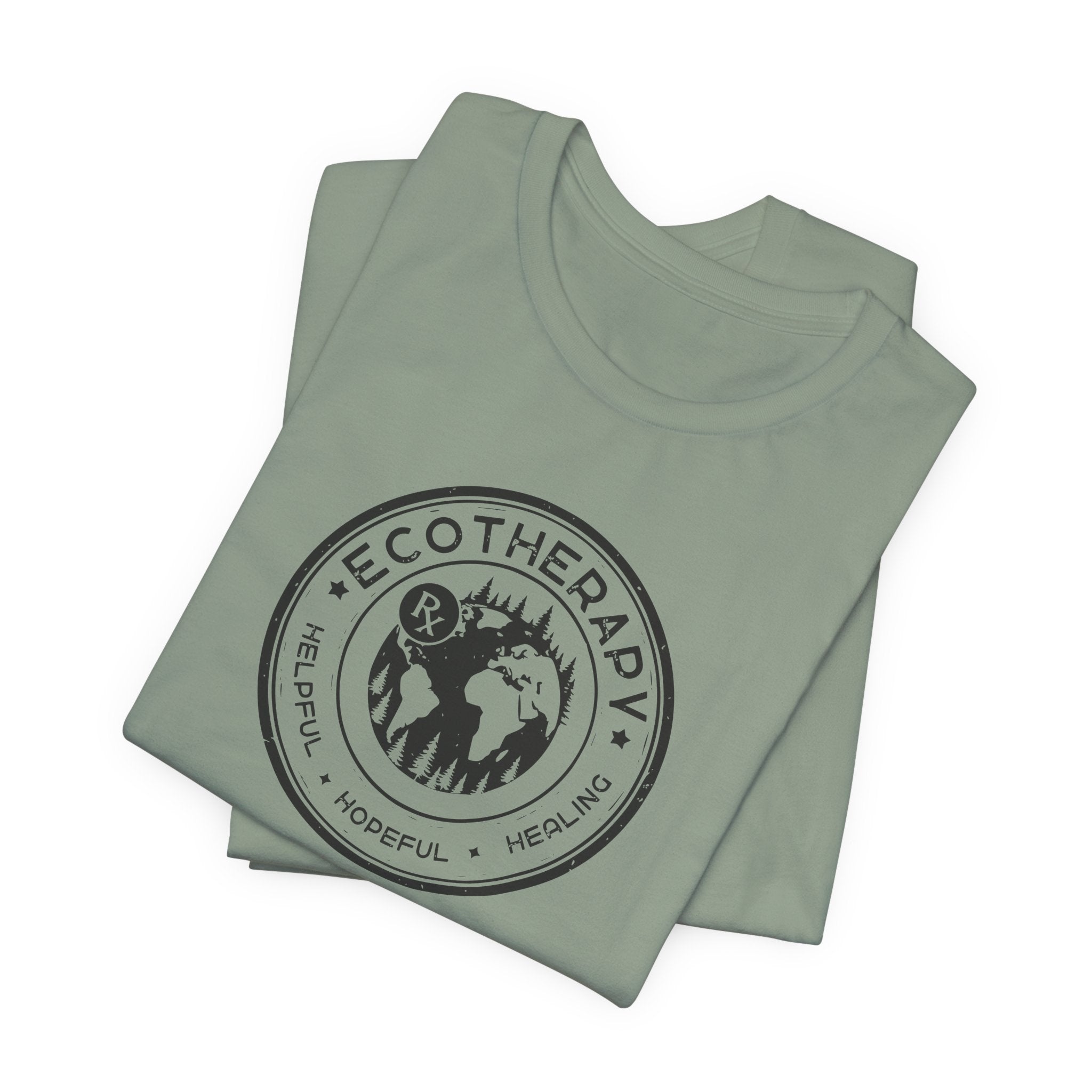 Ecotherapy Earth Logo Tee | Eco Wellness T-Shirt, Nature Therapy Shirt