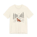 Forest Fox Tee| Botanical Wildlife Graphic T-Shirt