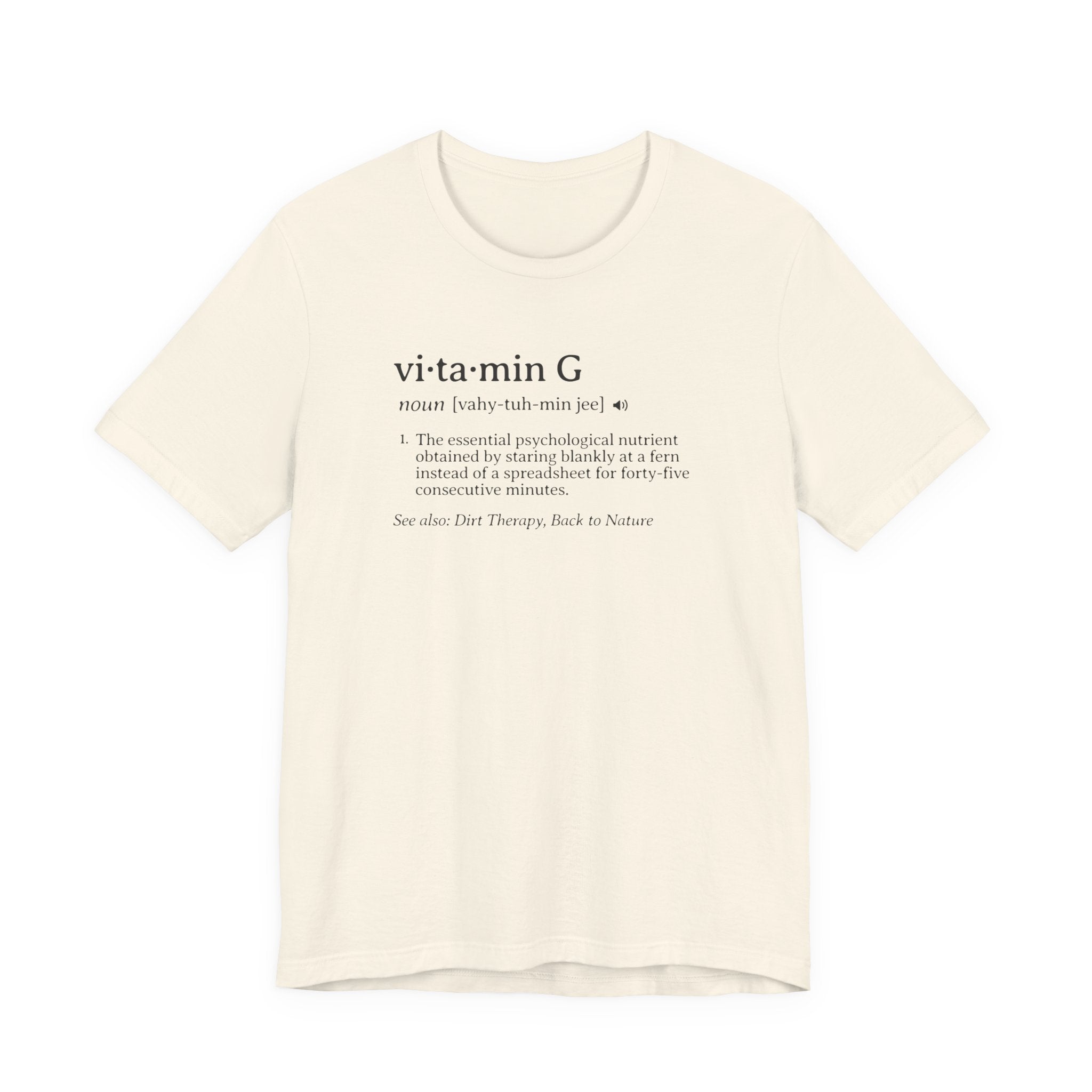 Vitamin G Definition Tee | Funny Dictionary Shirt