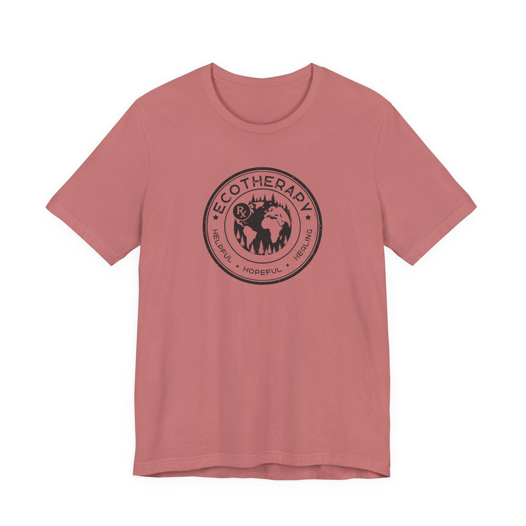 Ecotherapy Earth Logo Tee | Eco Wellness T-Shirt, Nature Therapy Shirt