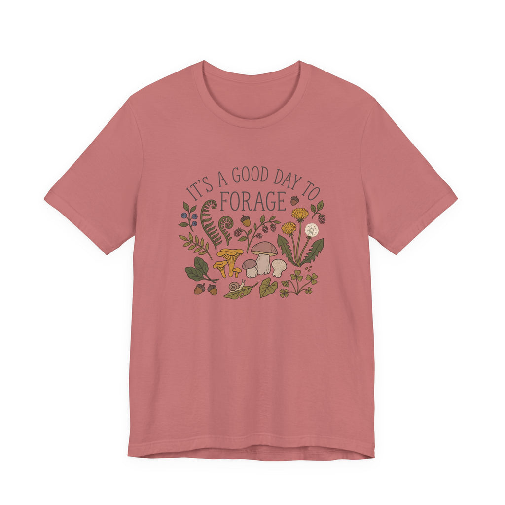 It’s a Good Day to Forage Tee | Woodland Folk Art Shirt