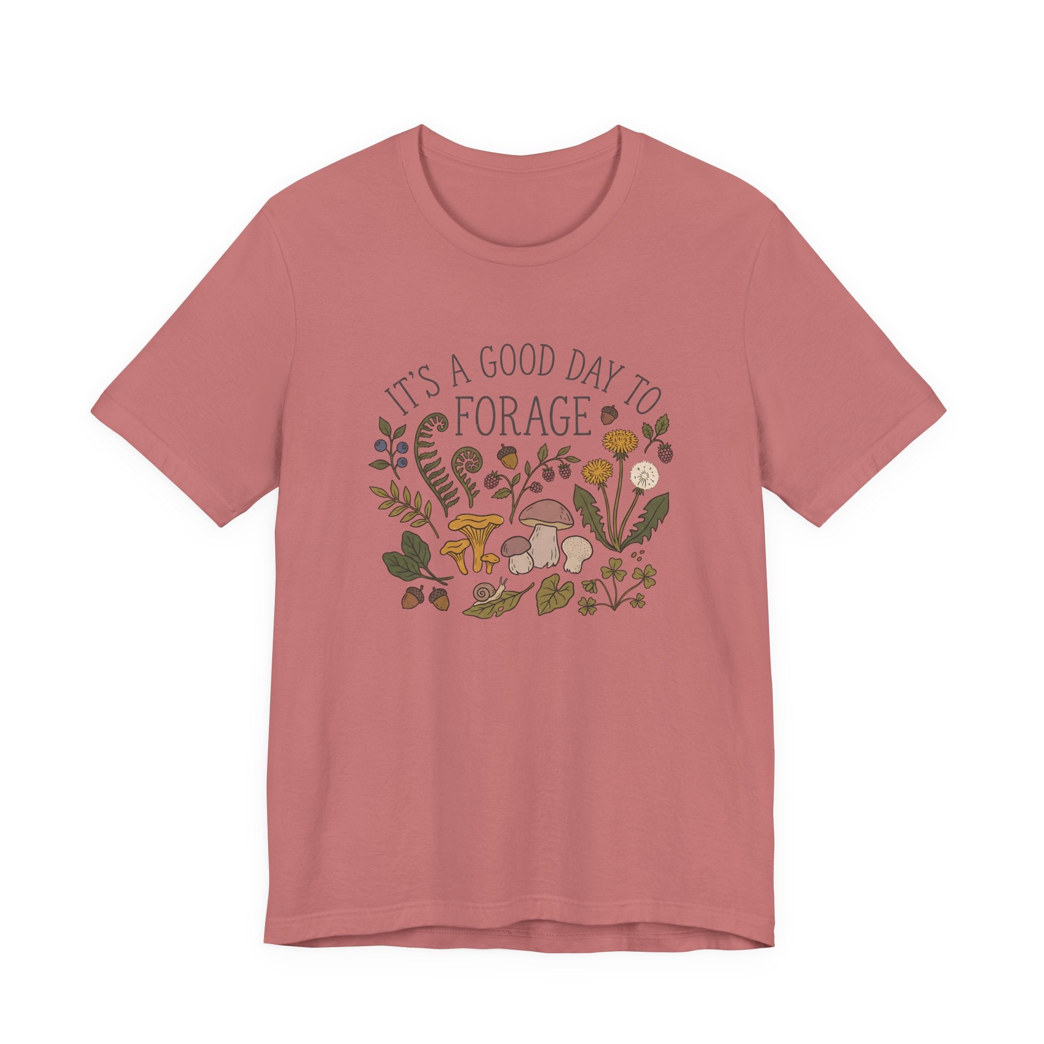 It’s a Good Day to Forage Tee | Woodland Folk Art Shirt