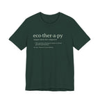 Ecotherapy definition tee | Nature therapy text design