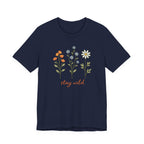 Wildflower Stems Stay Wild Tee | Floral graphic tee