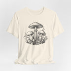 Mushroom Sketch T-Shirt | Mycelium Tee