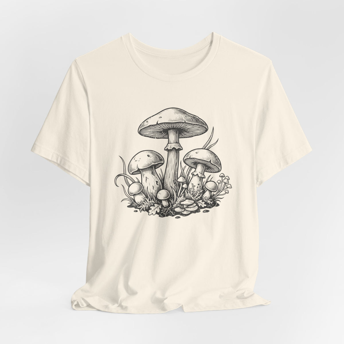 Mushroom Sketch T-Shirt | Mycelium Tee