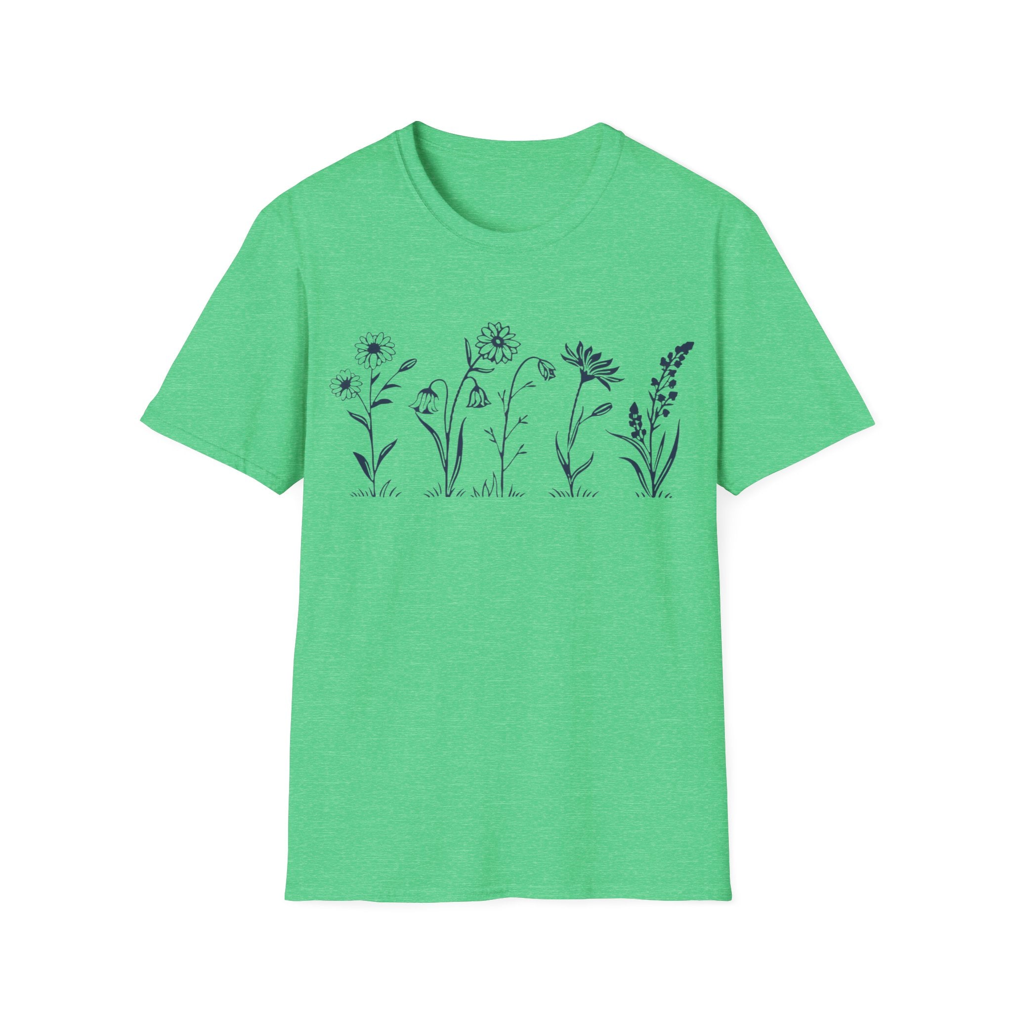 Wildflower Botanical Illustration T-Shirt