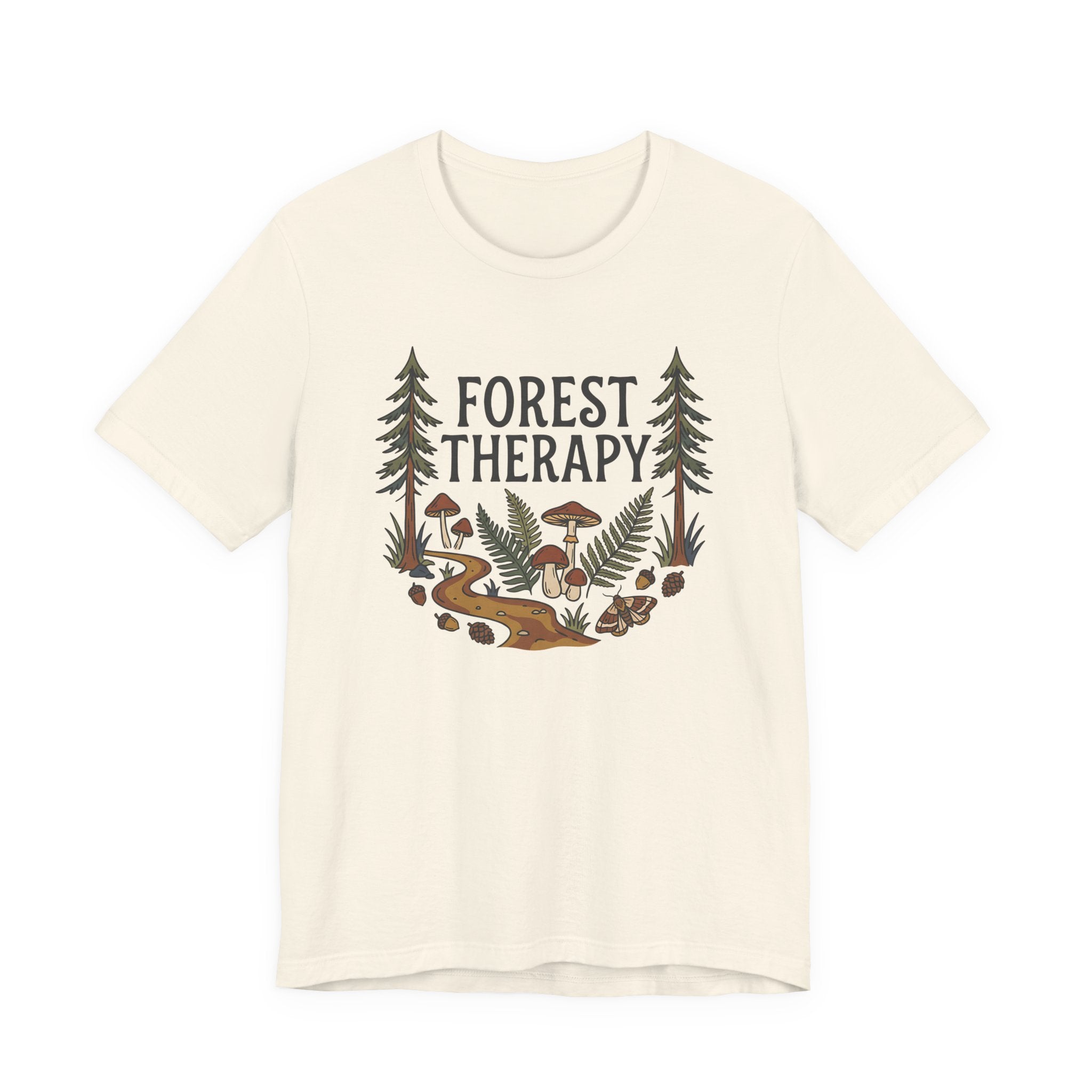 Forest Therapy Tee | Woodland Folk Art Shirt