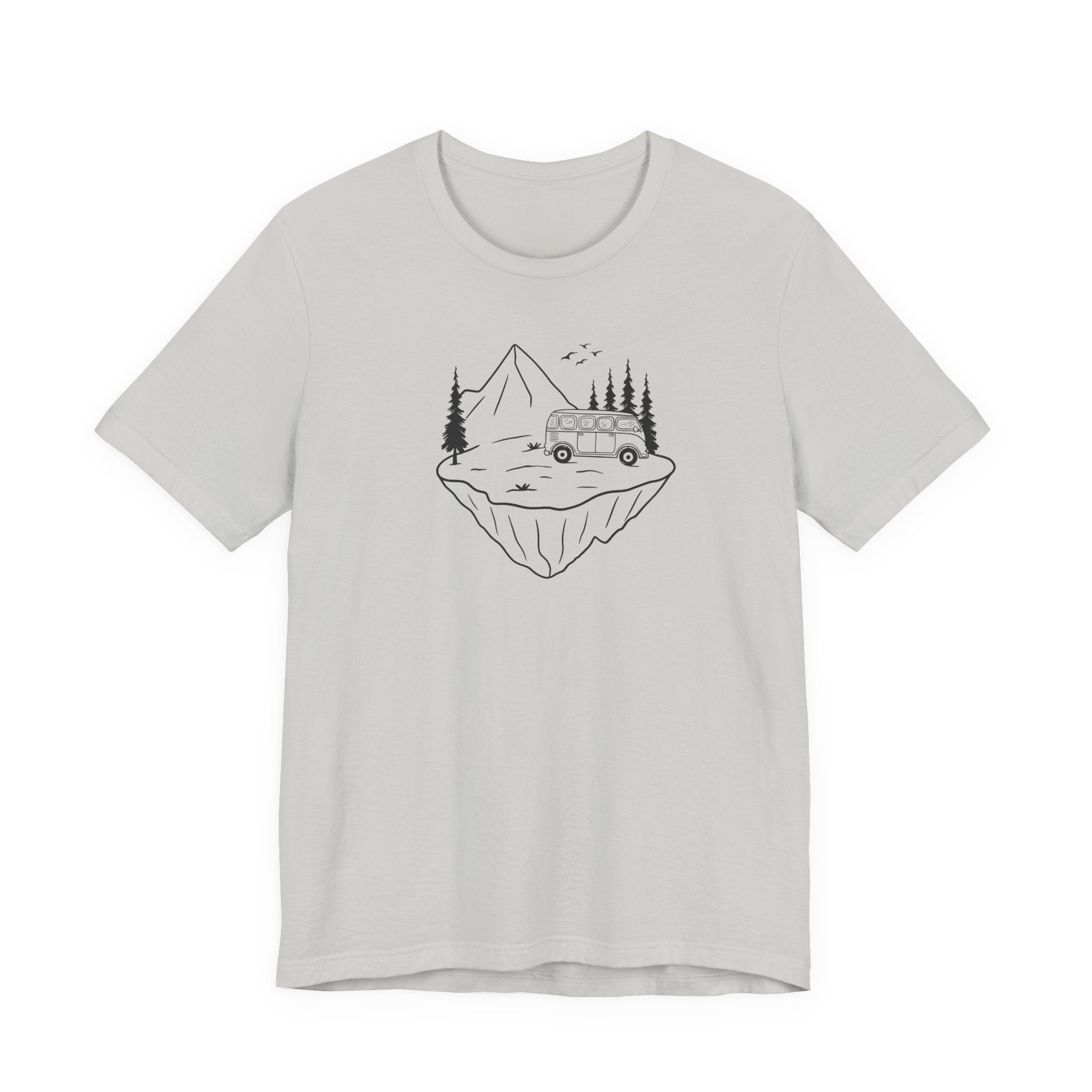 Floating Island Camper Tee | Surreal Vanlife Shirt