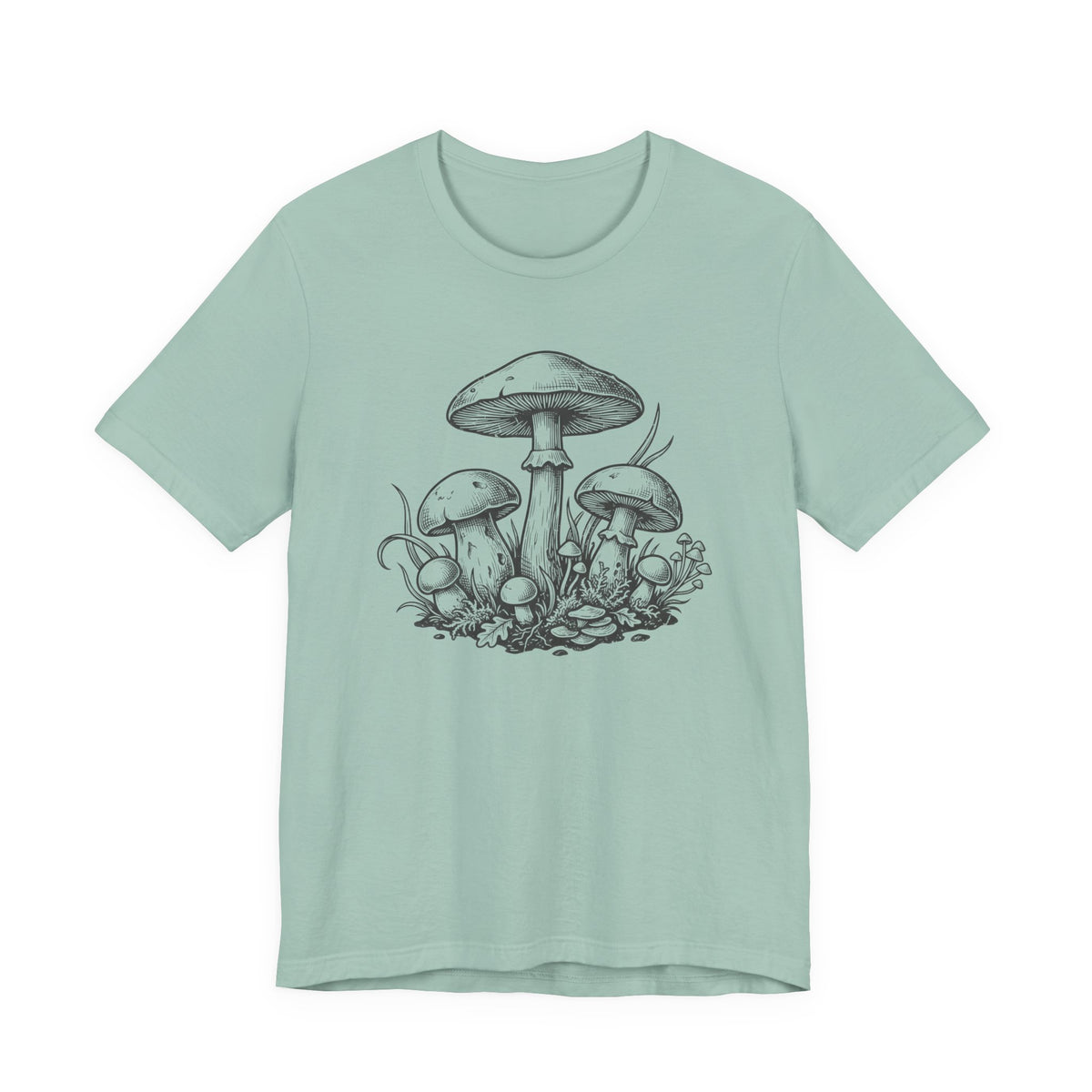 Mushroom Sketch T-Shirt | Mycelium Tee