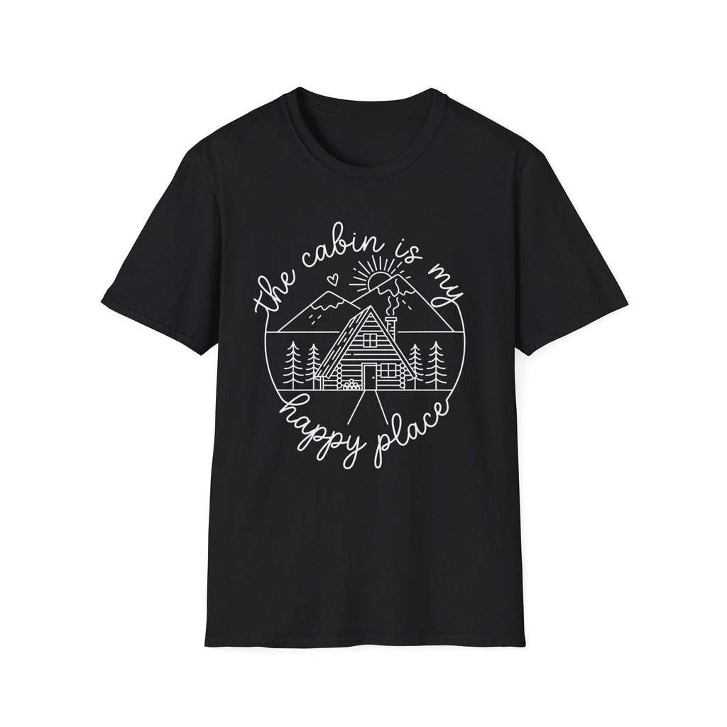 The Cabin is my Happy Place Graphic T-Shirt