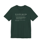 Invasive Species Definition Tee | Funny Hiking Dictionary Shirt