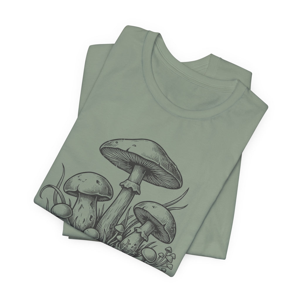 Mushroom Sketch T-Shirt | Mycelium Tee
