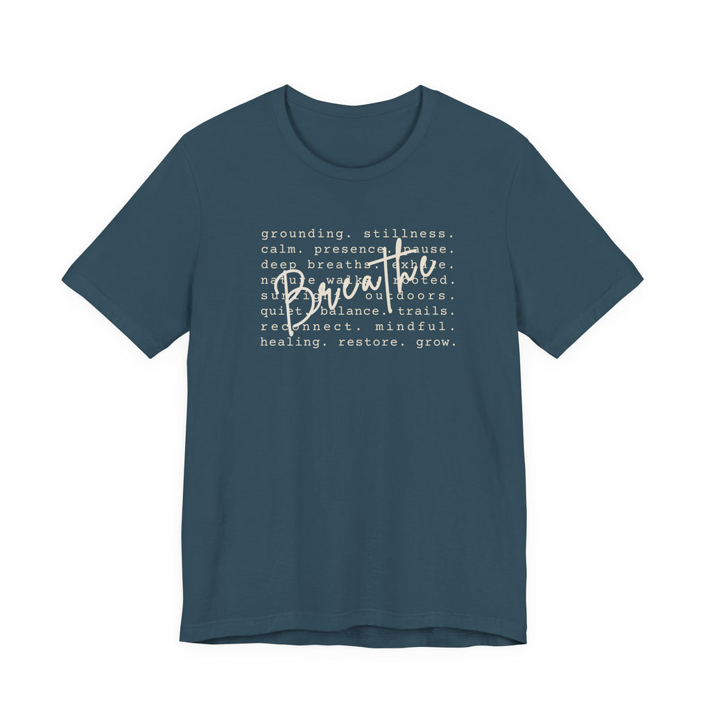 Breathe Tee | Mindfulness Nature Wellness T-Shirt