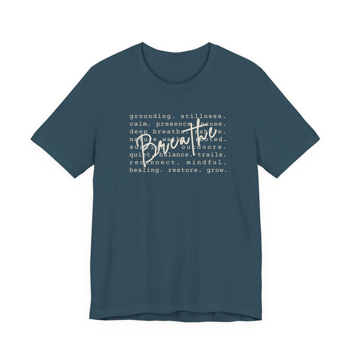 Breathe Tee | Mindfulness Nature Wellness T-Shirt