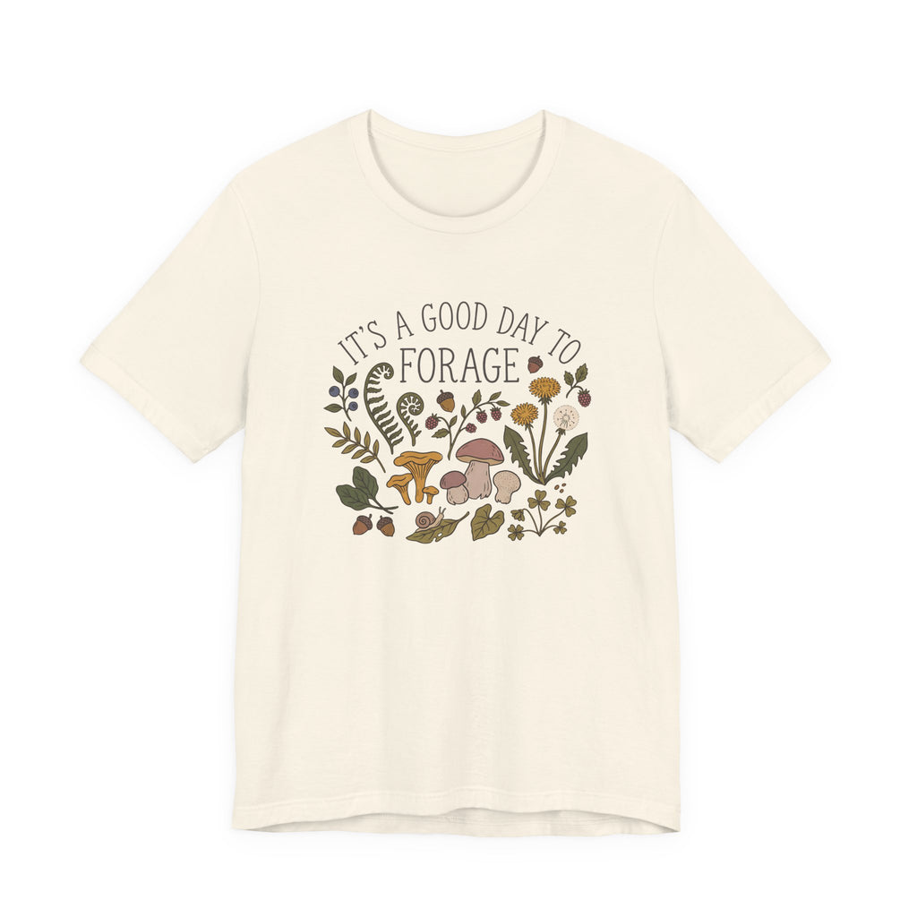 It’s a Good Day to Forage Tee | Woodland Folk Art Shirt