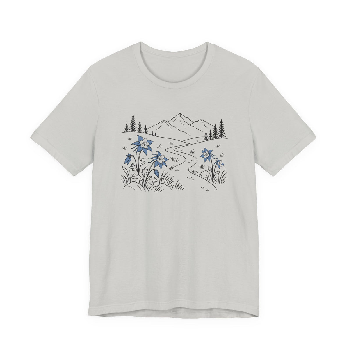 Columbine Blooming on the Colorado Trail | Wildflower Tee