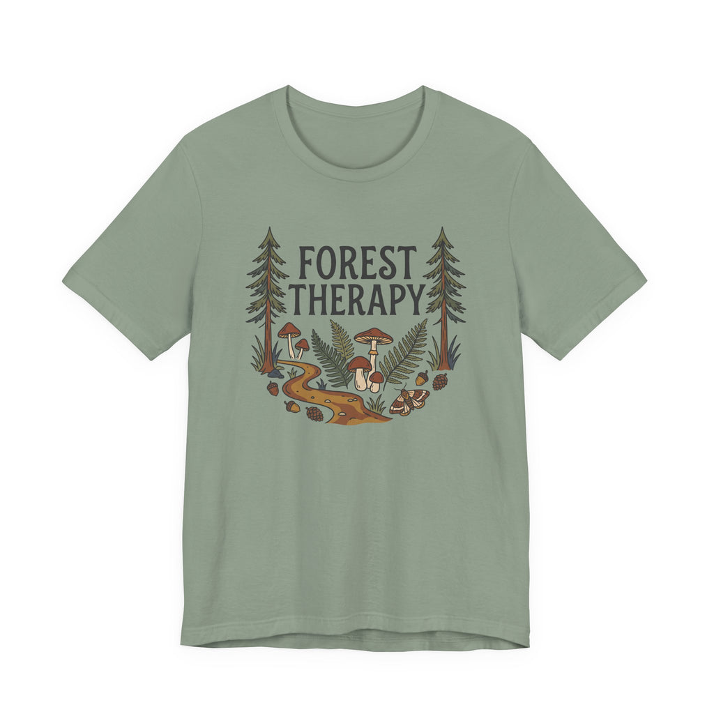 Forest Therapy Tee | Woodland Folk Art Shirt