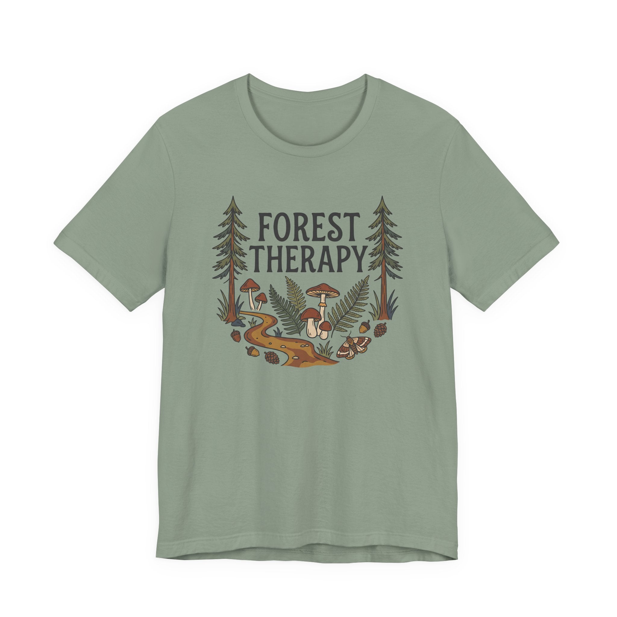 Forest Therapy Tee | Woodland Folk Art Shirt