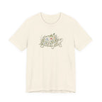Floral Turtle Tee | Botanical Wildlife Graphic T-Shirt