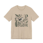 Wren & Fern Graphic Tee | Botanical Bird T-Shirt
