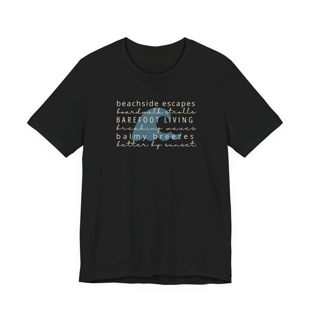 Beachside Escapes Tee | Beach Lovers Coastal Lifestyle T-Shirt