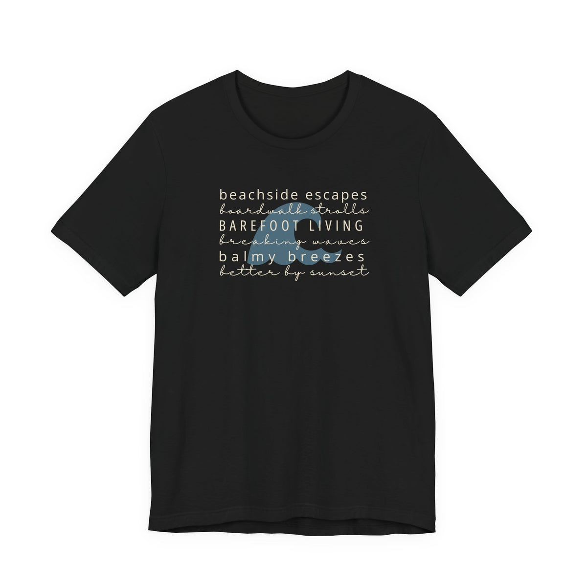 Beachside Escapes Tee | Beach Lovers Coastal Lifestyle T-Shirt