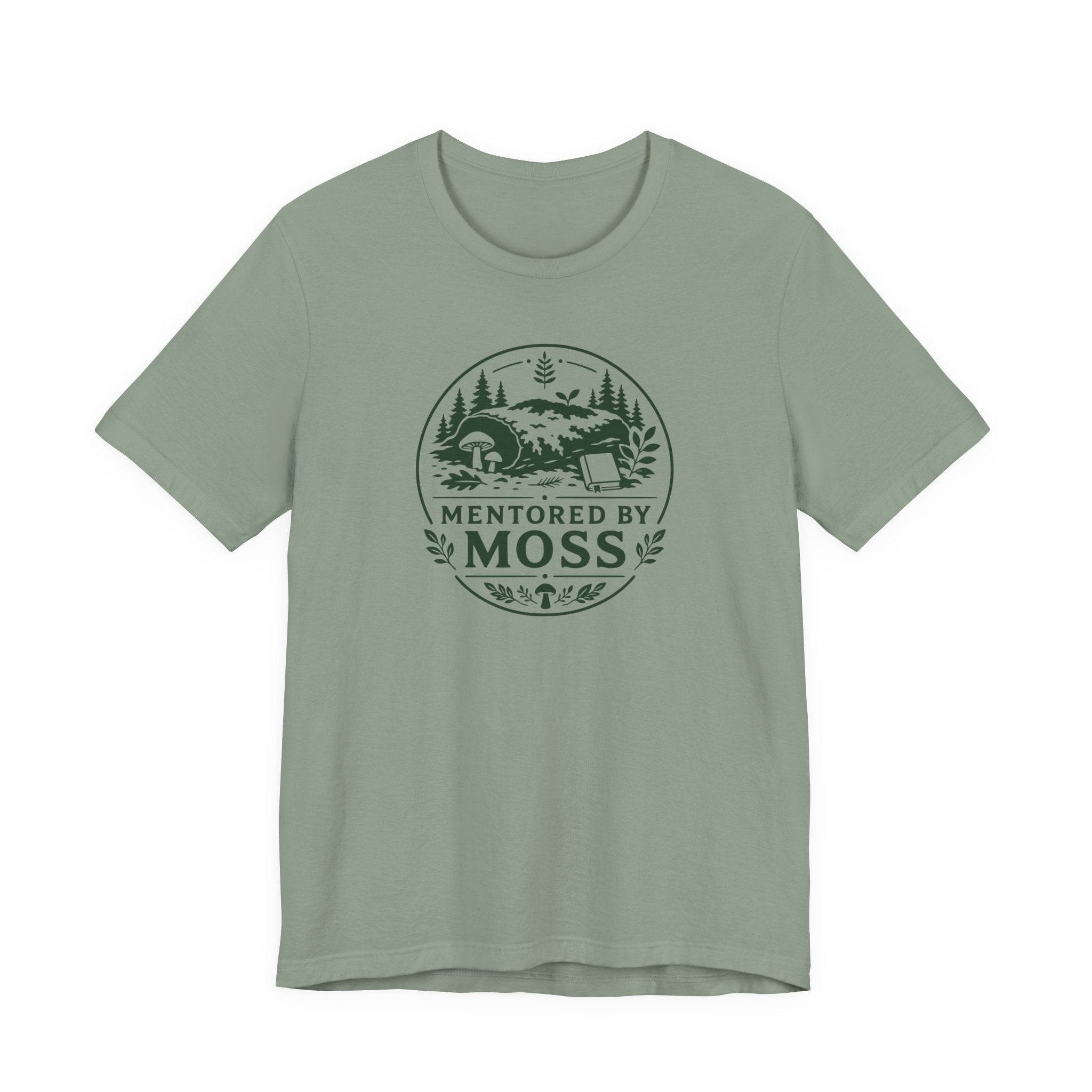 Mentored by Moss T-Shirt | Nature Forest Illustration, Hiking Tee