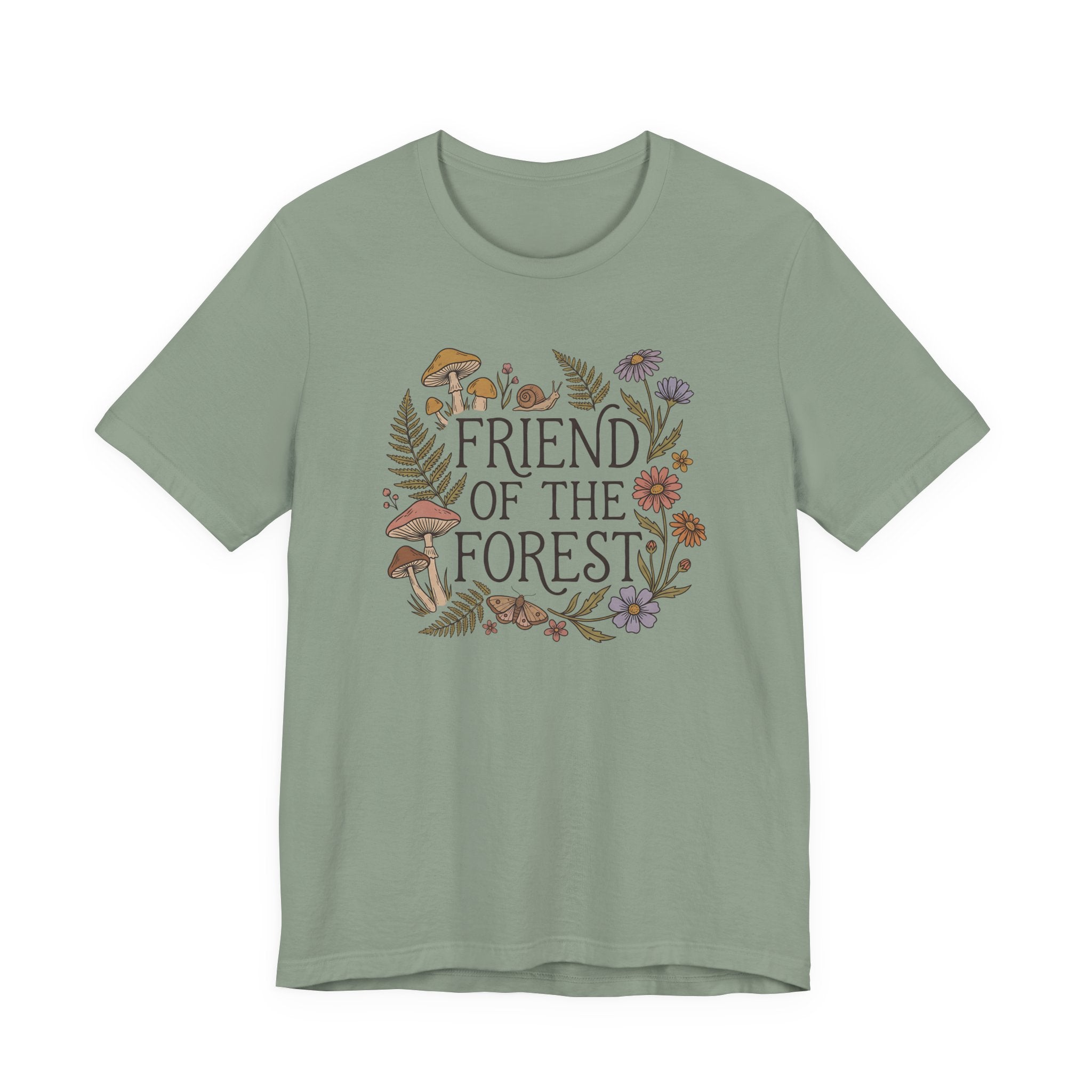 Friend of the Forest Tee | Woodland Folk Art Shirt